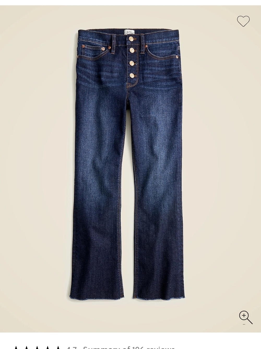 NWT JCrew Bootcut Cropped Jeans
